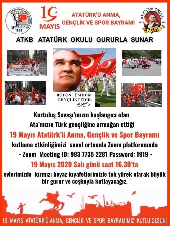 19 Mayıs Atatürk'ü Anma Gençlik ve Spor Bayramı
